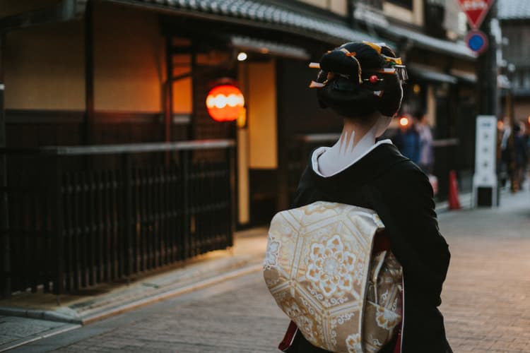 woman in kimono